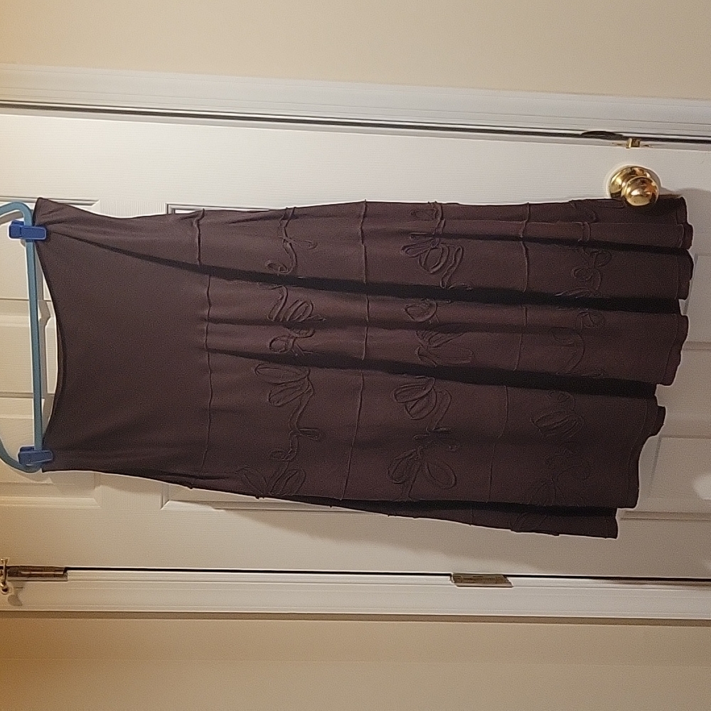 DB Life Brown 100"% Linen Brown Skirt
